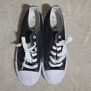 No Boundaries Black and White Sneakers